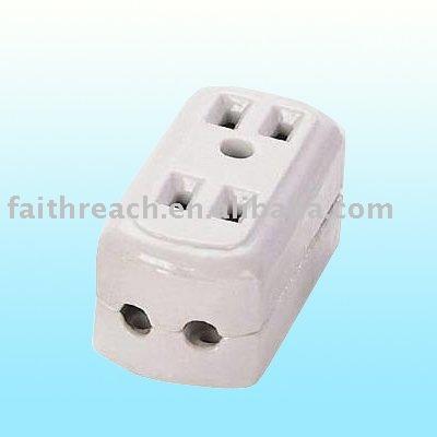 China Best Price Residential/General Purpose 10 Electronic One Plug Ceramic Socket for sale