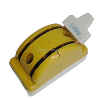 China Cover 2 2P30AD Yellow Ceramic Bakelite Spray 30a Dual Knife Switch for sale