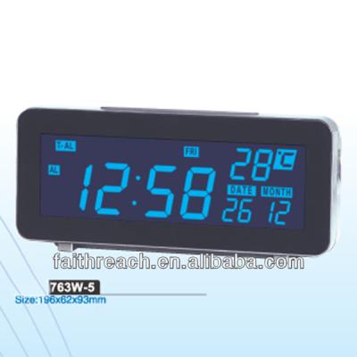 China CE Plastic Cheap Desk Led Digital Clock With Calendar for sale