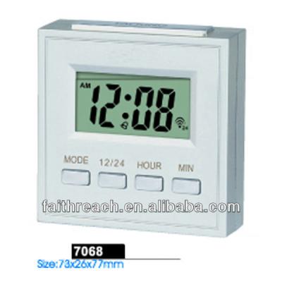 China Funny indoor table lcd talking clock for lampshades for sale