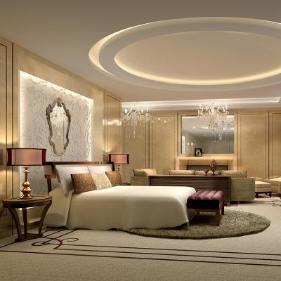 China 2019 New Customized Solid Wood Design Factory Hotel Bedroom Furniture for sale