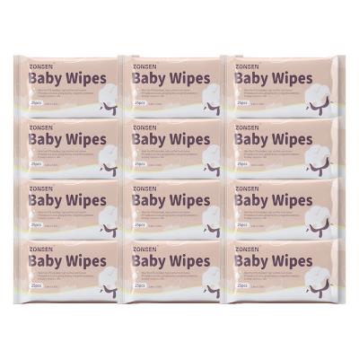 China Zonsen Daily Life Baby Wipes, White, Odorless, Hypoallergenic, Water Based, Baby Hygiene Wipes 300 Pcs for sale