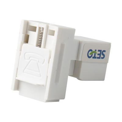 China Internet Cable Telephone Press Socket Module Telephone Module With RJ11CAT3 Gate RJ11CAT3 Information Network for sale