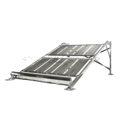 China New exterior design compact non-pressurized, non-pressurized, low pressurized solar water heater with reflector for sale