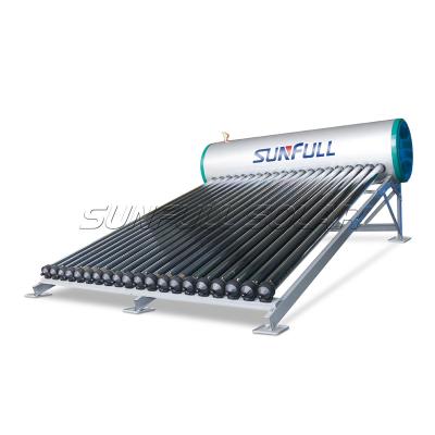 China Outdoor 200L High Pressure Integrate Heat Pipe Solar Water Heater With High Quality for sale