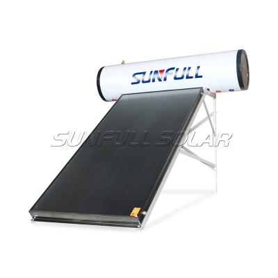 China Outdoor Compact Flat Plate High Pressurized Solar Water Heater for sale