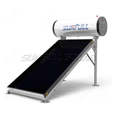 China Manufacturer SUNFULL Europe Market Flat Plate Outdoor Solar Water Heaters for sale