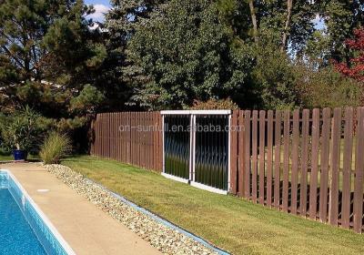 China Aluminum Fence Installation, Residential Use, Vertical Type Heat Pipe Solar Hot Water Vacuum Tube Collector for Swimming Pool Heating for sale