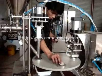 China Semi Automatic Coffee Capsule Filling Sealing Machine for Nespresso, K-Cup, Lavazza for sale