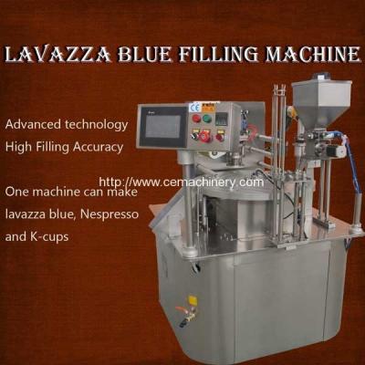 China Rotary Type Lavazza Blue Filling Machine for sale