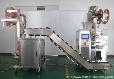 China Pyramid Tea Bag Packing Machine with Outer Bag Package for sale