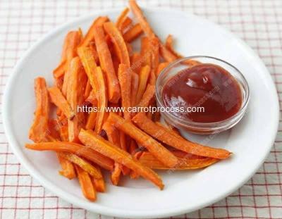 China Semi-Automatic Carrot Stick Fries Production Line for sale