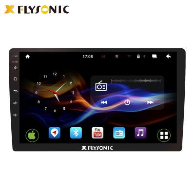 China DSP Flysonic Universal 10.1 Inch 2.5D Touch Screen 6+128G MP5 Video With AM FM 4G GPS Navigation Mirror Link Car DVD Radio for sale