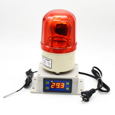 China LED noise and light built-in ultra-high temperature upper and lower temperature controller alarm alarm limit set 220V 80*152*225mm for sale