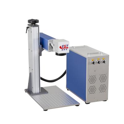 China Laser marking 10 20 30 watt mopa fiber laser marking machine fiber laser galvo marking scanning machine for metal for sale