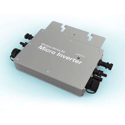 China WVC 700W IP65 Waterproof Solar Grid Tie Micro Inverter WVC-700 With 433MHz Wireless Communication Control System 283mm*200mm*41.6mm for sale