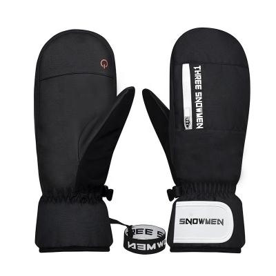 China Anti-lost Buckle Best Quality Outdoor Sports Full Palm Anti-Slip/Rope/Anti-lost/Outdoor Work Keep Warm and Resist Waterproof Cycling Snowboard Ski Gloves Touch Screen Mittens cold for sale