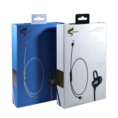 China Caja de embalaje de auriculares personalizada con bandeja de ampollas Caja de embalaje cerrada magnética para auriculares en venta