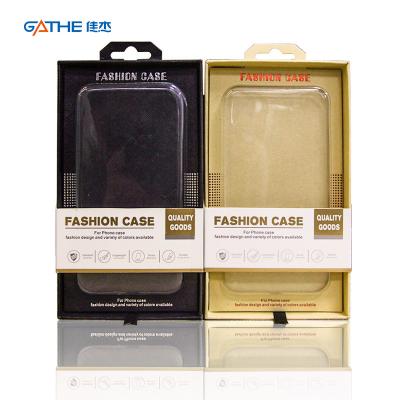 China Custom Printed Logo Clear PVC Phone Case Packaging Box Electronics Products Packaging Boxes for sale