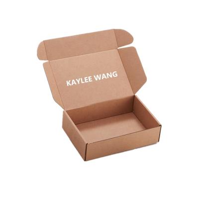 China Wholesale OEM Corrugated paper gift package Mailer box shipping paper boxes Fold Mailer For Shipping for sale