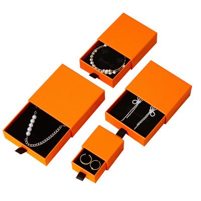 China Luxury Jewelry Necklace Bracelet Earrings Ring Box Drawer Jewelry Storage Box for sale