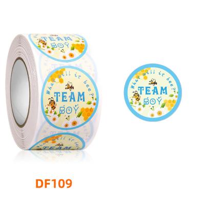 China Dichtungs-Aufkleber-Aufkleber Team Girl Boy Children Sticker des gestrichenen Papiers mit Blume zu verkaufen