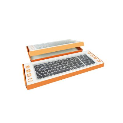 China Custom Logo Keyboard Box Computer Accessories Packaging Box Folding Box Aircraft Box for sale