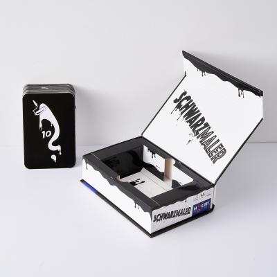 China OEM Game Card Cardboard Flip Box With Paper Tray Playing Cards Game Packaging Box for sale