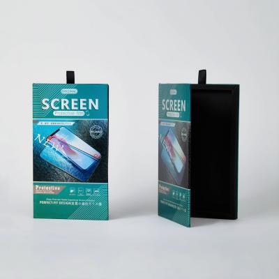 China Digital Printing Mobile Phone Screen Protector Tempered Glass Film Packaging Boxes for sale