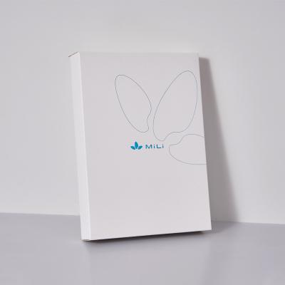 China Custom Printed logo white cardboard folding box product packaging gift box en venta