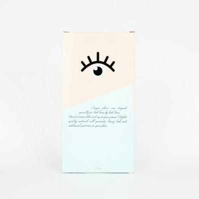 China Fashion Design Custom Make-up Producten Twee Tuck Paper Box Package Met PVC Venster Te koop