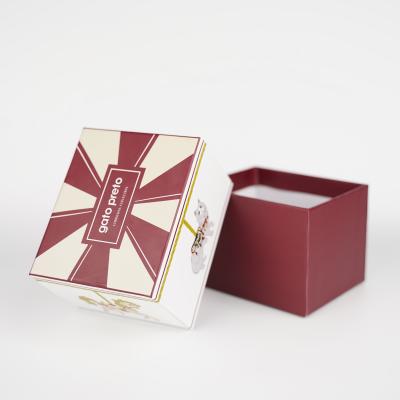 China Custom Empty Watch Candle Gift Packaging Box Eco-Friendly Jewelry Paper Box for sale