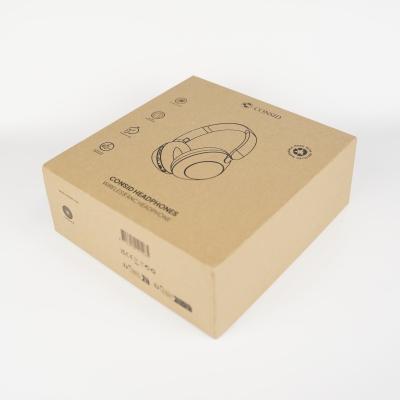 China Custom Kraft Wireless Bluetooth Earphone Box Packaging Diodegradable for IPHONE for sale