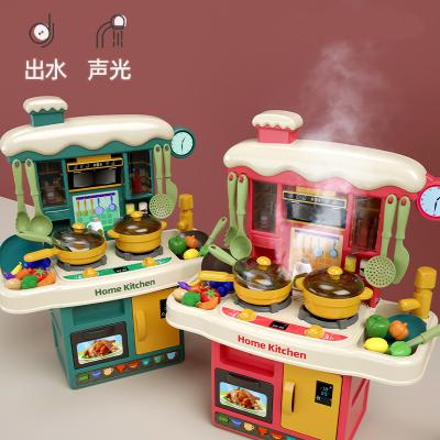 China Pretend Play Cookware Chef Kits Mini Kitchen Toy Eco-friendly Non-Toxic Eco-Friendly Play Food and Accessories Kids Kitchen Pretend Toys for sale