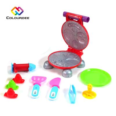 China Funny Educational Toy Hot Selling Success Factory Toys Play Dough Hamburger BBQ Set Grill Up Playdough Fun for sale