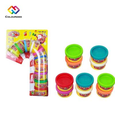 China Children's Fun Toy Gift Plasticine Clay Plasticine Play Dough Play Toys Set With Muti Colors Per Set for sale