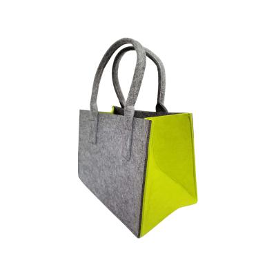 China Factory Handled Eco-Friendly Felt Shopping Bag Made Of Thick Felt for sale