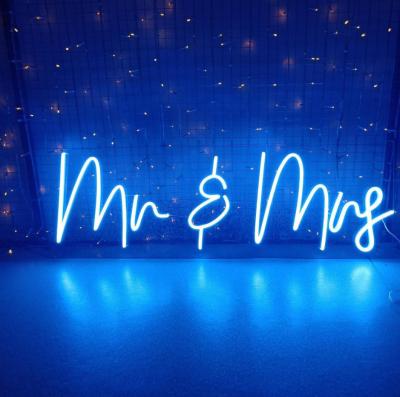 China Easy Installation Koncept Wedding Party Decoration Cutstom Mr&Mr Neon Mr. And Mrs Neon Sale Sign Best for sale