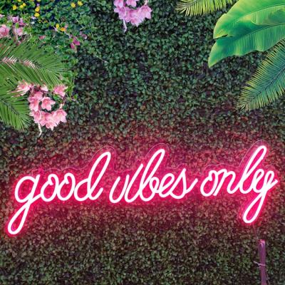 China Koncept Easy Drop Shipping New Arrival Wedding Letter Neon Sign Single Wall Mounted Vibraphone Custom Light Home Voucher for sale