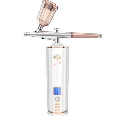 China Household Home Use Portable Oxygen Therapy Jet Skin Injector Water Hydration Facial Spray Gun Whitening for sale