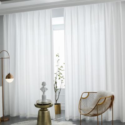 China Wholesale Blackout Sheer Fabric Customize Velvet Curtains Solid Color Sheer Window Curtains For Home for sale