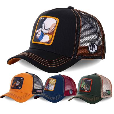 China Adjustable COMMON Cartoon Hat Dragonball Anime Fan Cosplay Costume Snapback Hat Hip Hop Hat for sale