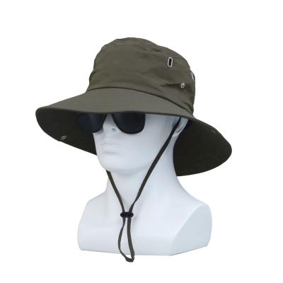 China Wholesale Sun Protection Sun Hat For Men Women Sun Protection Wide Brim Bucket Hat Waterproof Boonie Hat For Fishing for sale