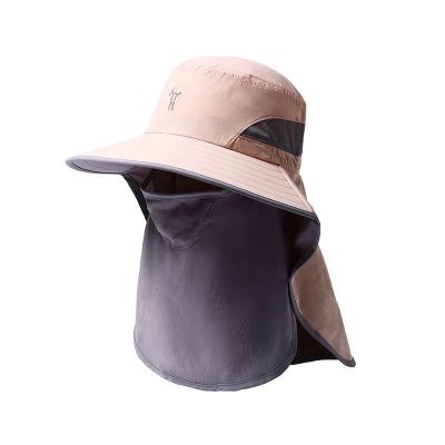 China Outdoor UV Protection Sun Protection Sun Hats New Couples Light Up Twine Bucket Fishing Bucket Hat For Man for sale