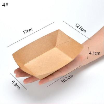 China Eco-Friendly Be In Great Demand French Fries Box With Clear Window Kraft Paper Jewelry Box Wrapping Paper Food Wrapping Paper Box for sale