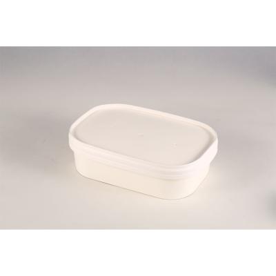 China Recyclable Hot Salad Bowl White Paper Product Different Size Biodegradable Kraft Paper Takeout Bowl for sale