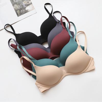 China 9527 New Design Wireless Bras QUICK DRY Women Seamless Ultra Thin Cup One Piece T-shirt for sale