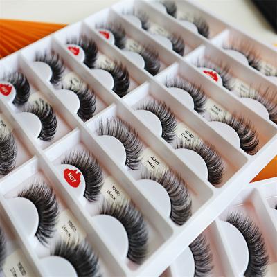 China 5D Russia D Loop Faux Mink Eyelashes Wholesale Private Label Thick Fluffy Eye Lashes Custom Seller Packaging Lashes Lashes for sale