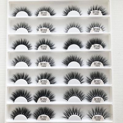 China Natural Wholesale Long Mink Lashes False Mink Eyelash 3d Mink Lashes for sale