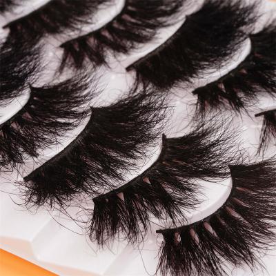 China 25 Mm Mink Lashes Natural Long Eyelash Packaging Custom Mink Lashes Wholesale Custom Boxes Seller 3d Natural Eyelashes Lashes for sale